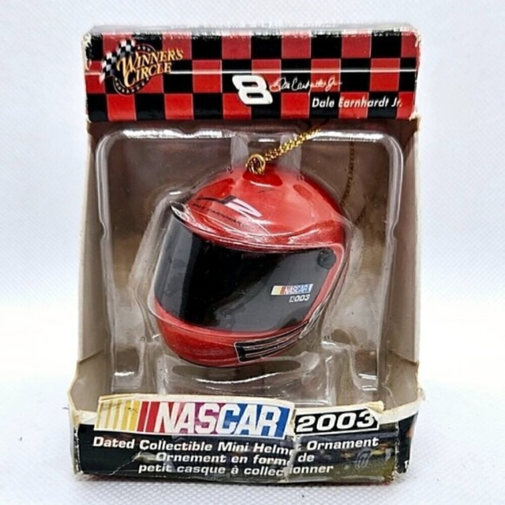Dale Earnhardt Jr #8 NASCAR 2003 Mini Helmet Christmas Ornament Trevco